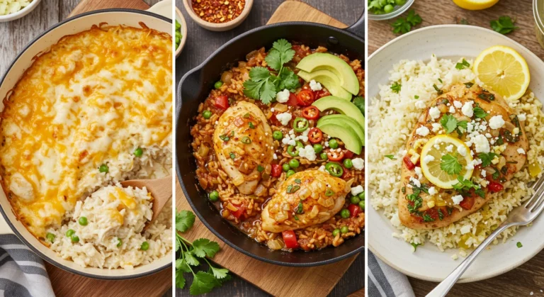chicken cheese and rice